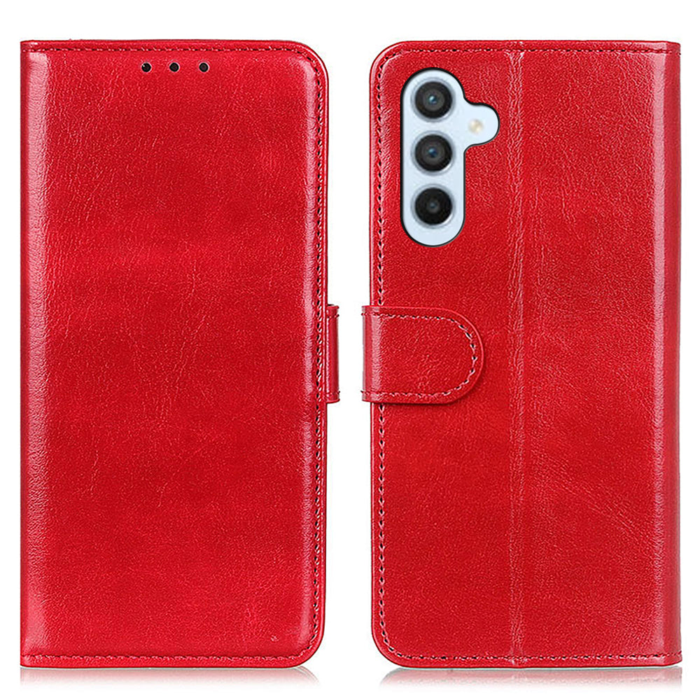 For Samsung Galaxy M54 5G / F54 5G Flip Wallet Case Crazy Horse Texture PU Leather Stand Phone Cover For Samsung Galaxy M54 5G / F54 5G Flip Wallet Case Crazy Horse Texture PU Leather Stand Phone Cover